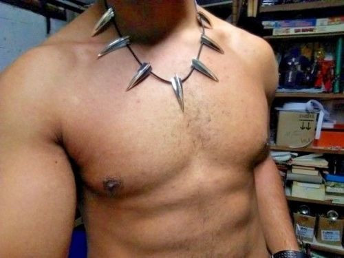 Collar Black Panther Metalico Cosplay Disfraz Avenger Marvel