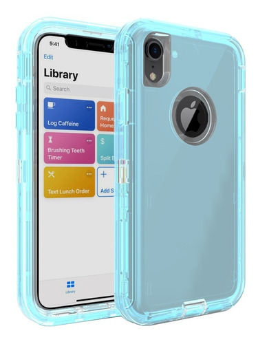 Funda Case Transparent Para iPhone X/xs/xs Max/xr 3 En 1 