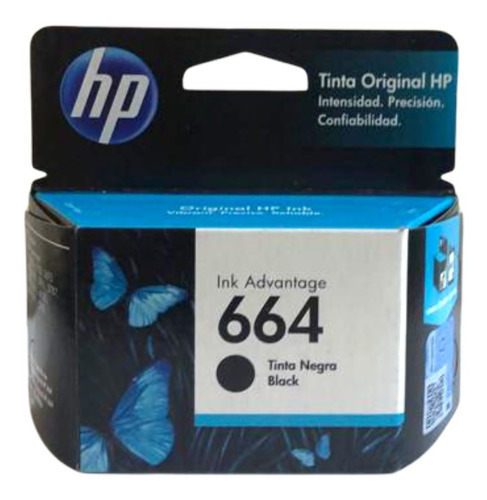 Cartucho  Hp 664 Negro Original F6v29al 