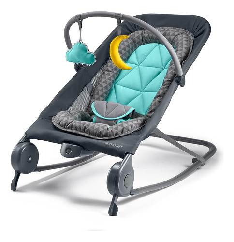 Silla Mecedora Para Bebé Con Vibración Summer Bouncer 2 En 1