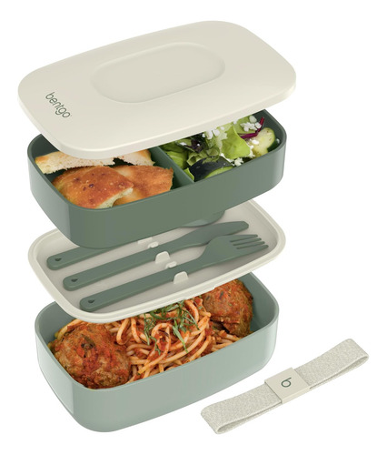 Bentgo Classic - Caja Bento Adulto, 3 Compartimentos, Bpa-fr