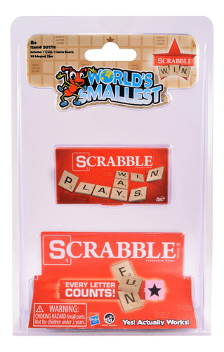 Juego De Mesa Worlds Smallest Pictionary Scrabble