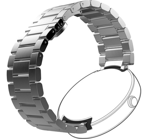 Imagen 3 de 6 de Correa Metal Original Genuine Motorola Moto 360 Smartwatch