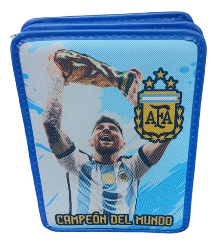 Cartuchera Argentina Messi 2 Pisos V Crespo