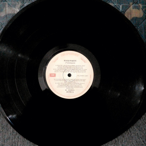 Maxi Party Compilado Vinilo Lp 1986 Impecable Arcadia Heart Estándar