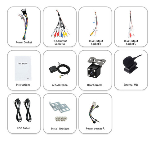 6+128g Coche Estéreo Para Nissan X-trail/t31 2007-2015 Wifi