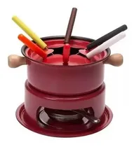 Comprar Fondue Em Inox 11 Peças Panela u002F 6 Garfos u002F Fogareiro   