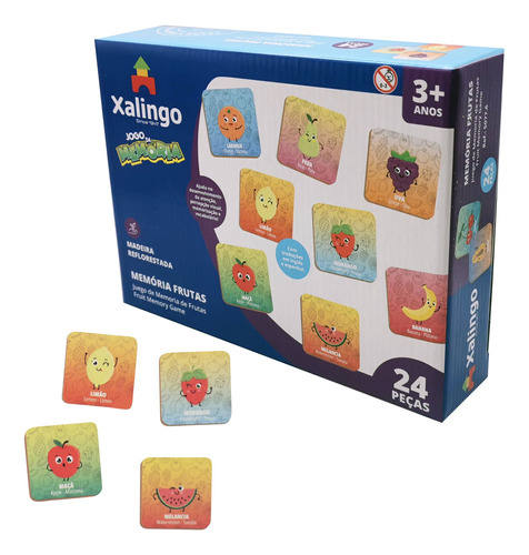 Juego Desarrollo De Memoria  En Madera, Xalingo