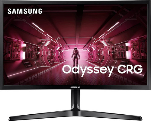 Imagen 1 de 8 de Samsung Odyssey Crg5 Monitor Gamer Curvo 1800r 144hz 24 In