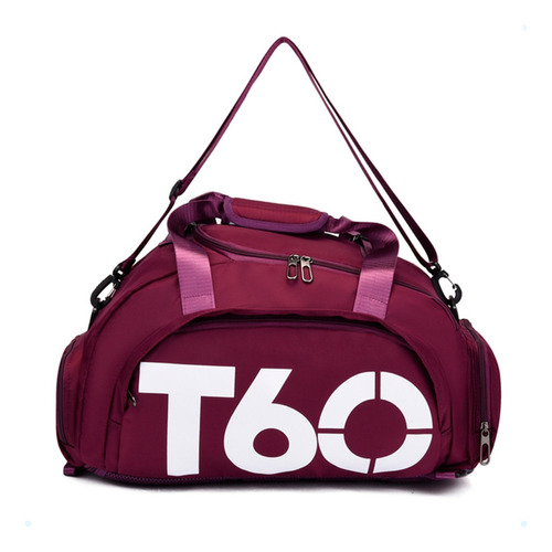 Bolsa Mala Mochila T60 Academia Bagagem Viagem Top Cor Violeta