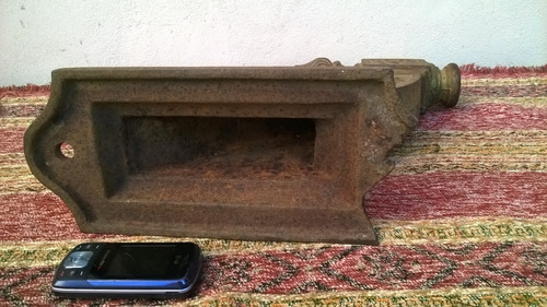 Hermoso Antiguo Soporte Mensula Fundición Farola Luminaria (Usado)