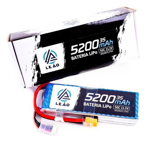 Bateria 5200mah 3s Com 50c De Descarga 11,1v