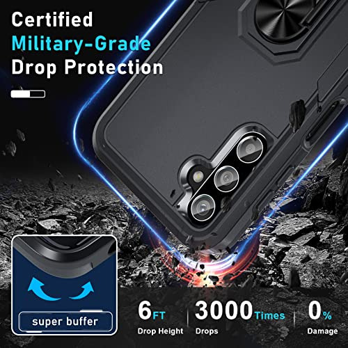 Funda Para Galaxy A14 5g Negro Matte Uso Rudo