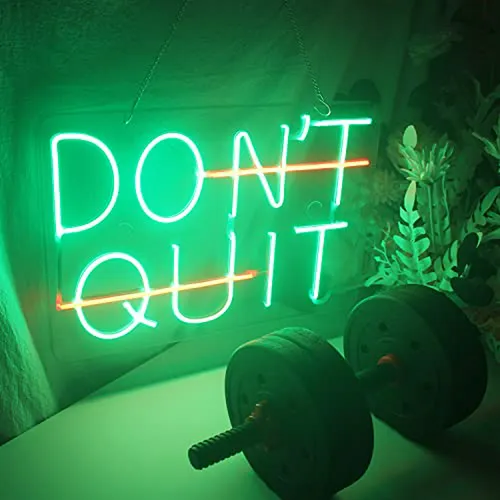 Neón Motivacional Do It Don't Quit Con Control Remoto,