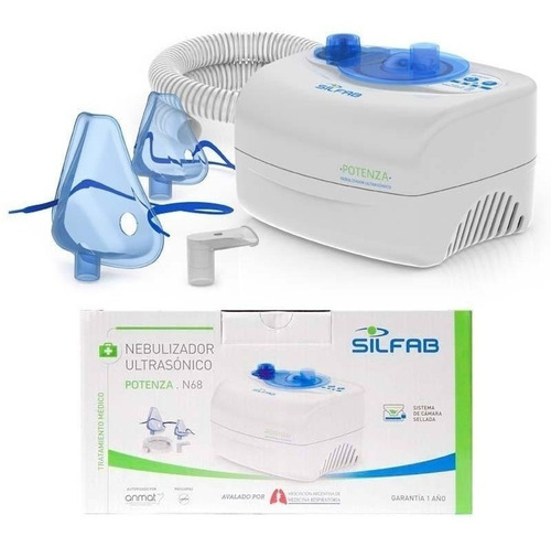 Nebulizador Ultrasónico Silfab N68 Silencioso Camara Sellada