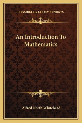 Libro An Introduction To Mathematics - Whitehead, Alfred ...