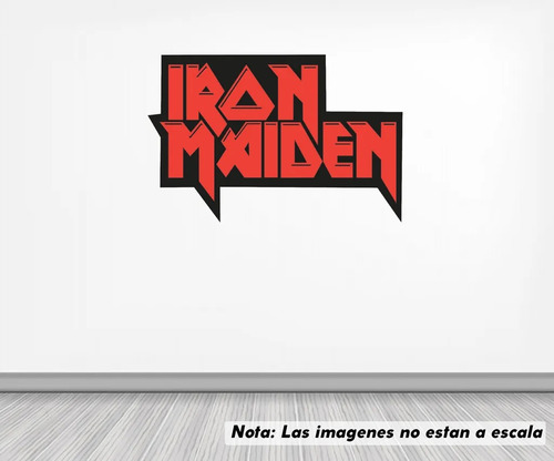 Vinil Sticker Pared 50cm Lado Iron Maiden Modld0058