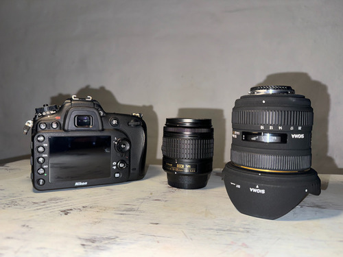  Nikon D7200 Dslr + Lente Sigma 10-20mm + Lente Vr 18-55mm