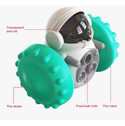 Vaso Interactivo Para Perro Alimentador Lento