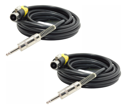 Cable Speakon A Plug (2x2,5mm.) Bafles  X 6 Mts Pack 2unidad