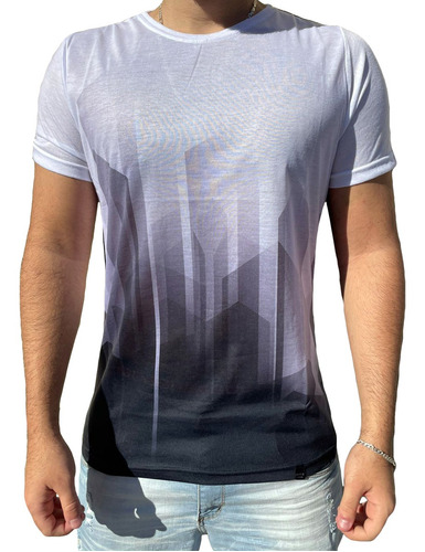 Camiseta Básica Gola Redonda Slim Fit Premium Masculina