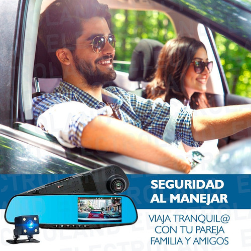 Camara Espejo Retrovisor Full Hd + Trasera Estacionamiento