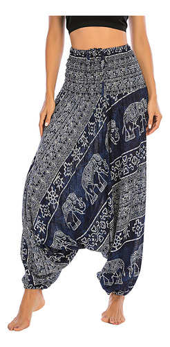 Pantalones Para Mujer, Estilo Hippie, Bohemio, Pijama, Estam