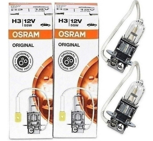 Bombillos Osram H3 Original 12v 55w Juego X2 Unidades 