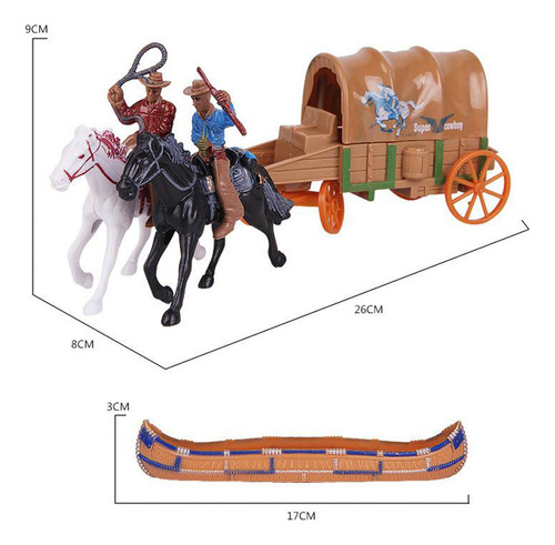 A 3 Bonecos De Cowboy Nativos Do Oeste Para Crianças