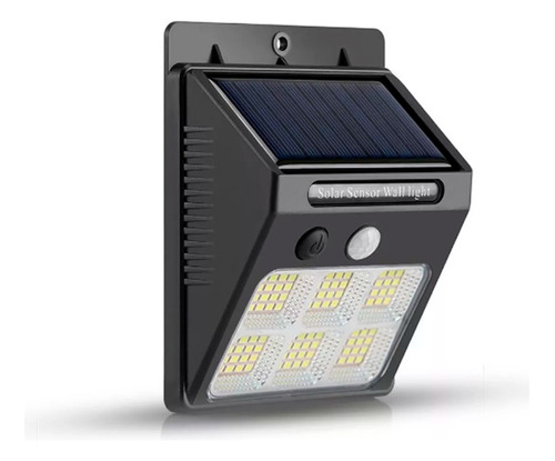 Lampara Solar Impermeable Exterior Luces Led Sensor Pared