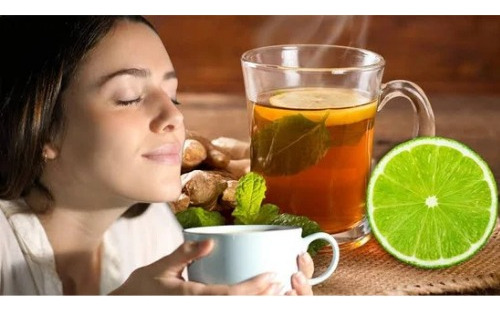 6 Pzs Te De Limón Digestión Sist Respiratorio Sin Cafeína