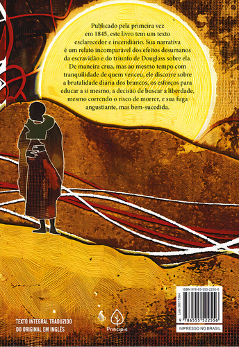 Relato da vida de Frederick Douglass: Um escravo americano, de Douglass, Frederick. Biografias Editorial Principis, capa mole em português, 2021