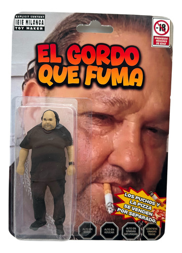 El Gordo Que Fuma Figura Muñeco Coleccionable Argentina