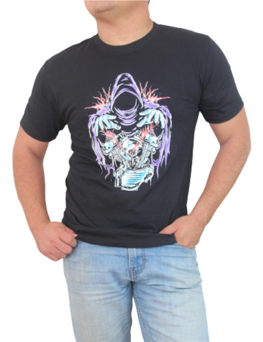 Playera De Hombre Marca Old School Shadow