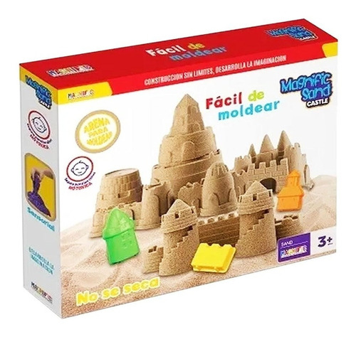 Juego Arena Magica Magnific Sand Castillo Con Moldes P