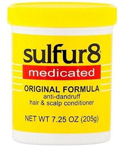 Sulfur8 - Acondicionador Medicinal Anticaspa Para Cabello Y 