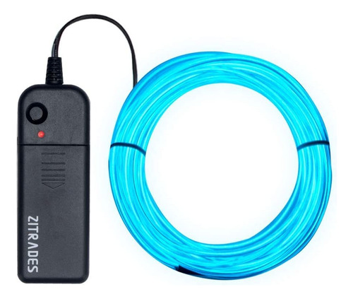 El Wire Kit Ft Ice Blue, Luces De Neón Portátiles Para...