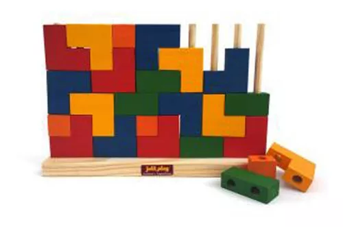 Kit Com 4 Jogos Divertidos Em Madeira Brinquedo Educativo