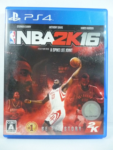 Nba 2k16 Original Mídia Física Playstation 4 Japan Ps4 (Usado)