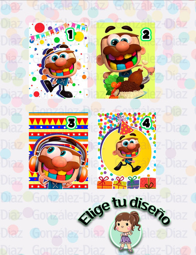 Dulceros Personalizados Recuerdos Temática Comelon 40 Pzs