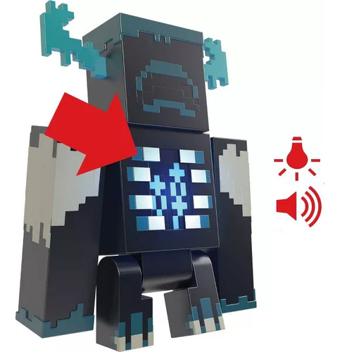 Figura Acción De Minecraft Warden W.