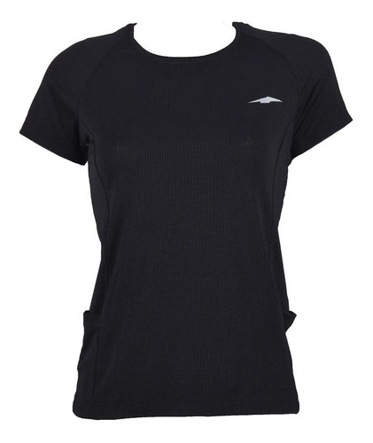 Remera Deportiva Avia Microfibra Panal Con Bolsillos Mujer