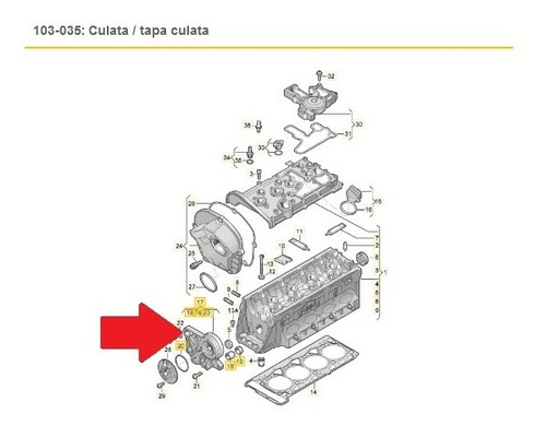Soporte Arbol Levas Seat Leon Altea Exeo 1.8 2.0 Tsi