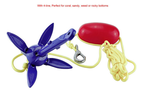 Kit De Canoa De Cuerda Piezas Barcos Ancla Con Cuerda Y Bola