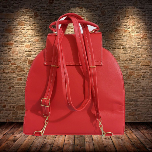 Imagen 6 de 8 de Bolsa - Mochila Para Dama En Rojo, De Disney (minnie Mouse)