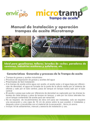 Instructivo Para Plantas De Tratamiento Microtar Plus