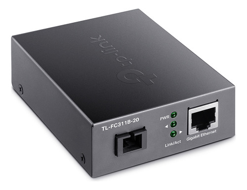 Convertidor De Fibra Tp-link Fc311b-20 Gigabit 1h Sm 20km