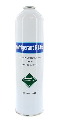 Gas Refrigerante R134a 1kg. Para A/c- Refrigrigerant