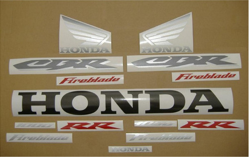 Calcomanias Kit Para Honda Cbr 1000rr Cbr 1000rr Fireblade 