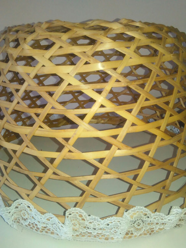 Cesta Canasta De Mimbre Artesanal Grande. Única Disponible.
